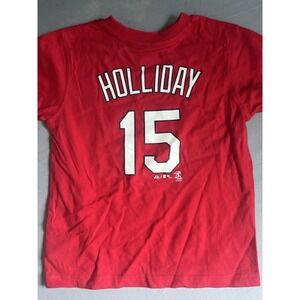 NWT MLB St Louis Cardinals Matt Holliday Jersey Shirt Kids Size 4